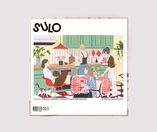 Puzzle 1000 pièces - Ce dont elles parlent ou rien par Sun Bai