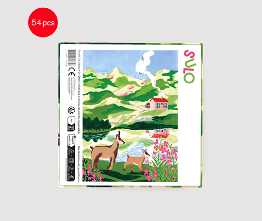 Puzzle 54 pièces - Épilobes par Laura Olivieri