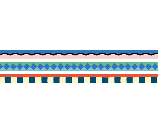 MT slim x Papier Tigre - washi tape 6 mm Piscine