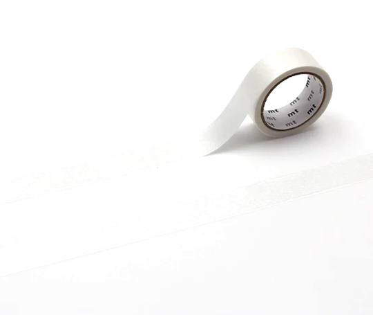 MT uni - washi tape Satin blanc