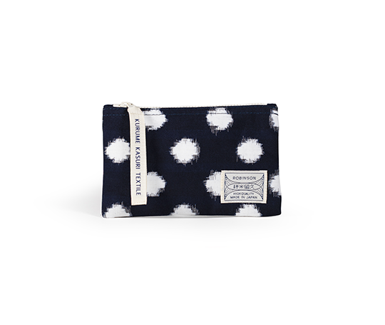Pochette Kurume Kasuri - Gros Pois - S