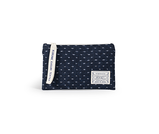 Pochette Kurume Kasuri - Petits Pois - S