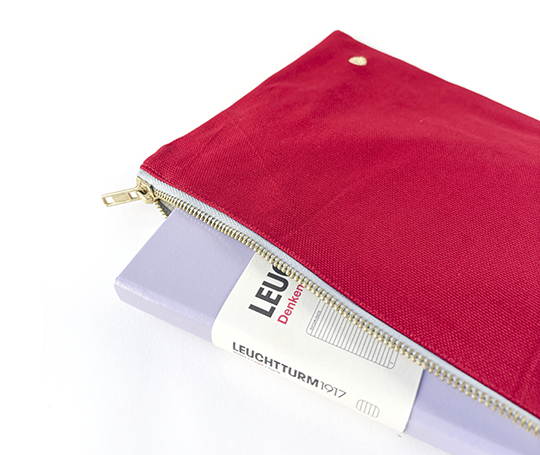 Grande pochette en coton - Cherry