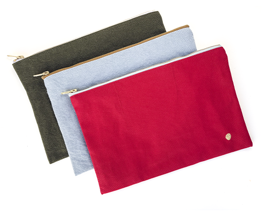 Grande pochette en coton - Cherry