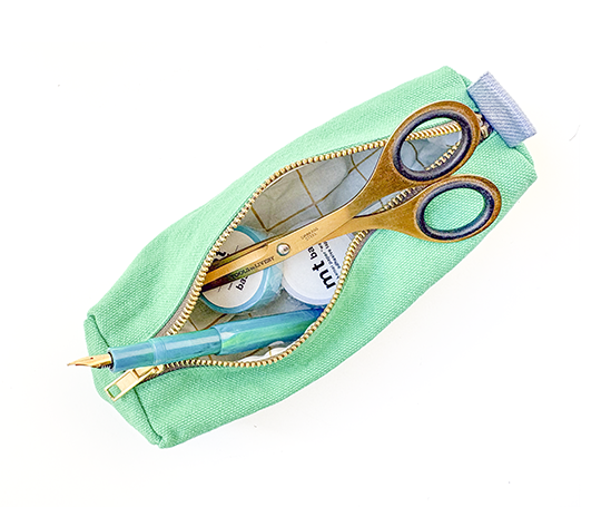 Trousse à crayons Iona en coton bio - Detox