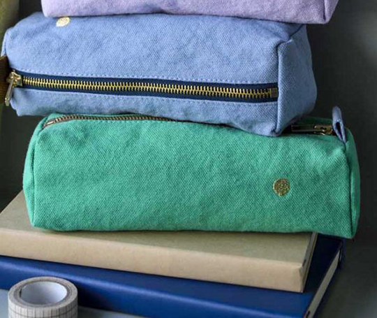 Trousse à crayons Iona en coton bio - Detox