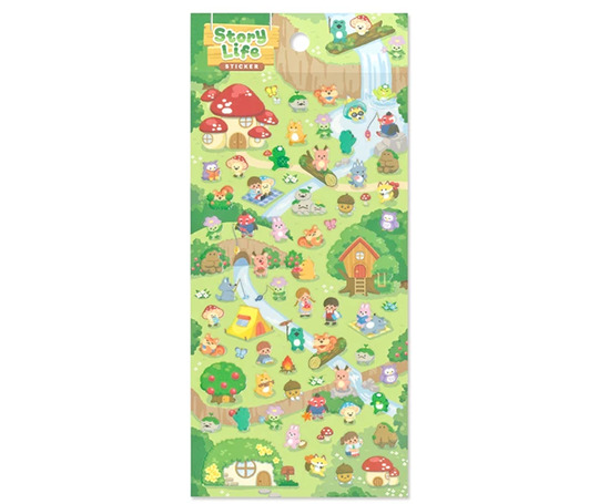 Planche d'autocollants Story Life - Forest