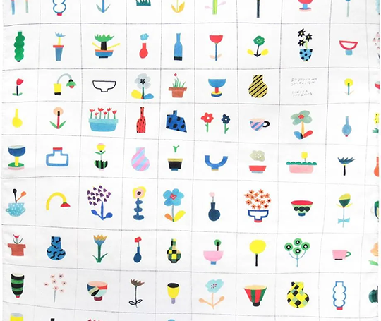 Furoshiki - Vases & Fleurs