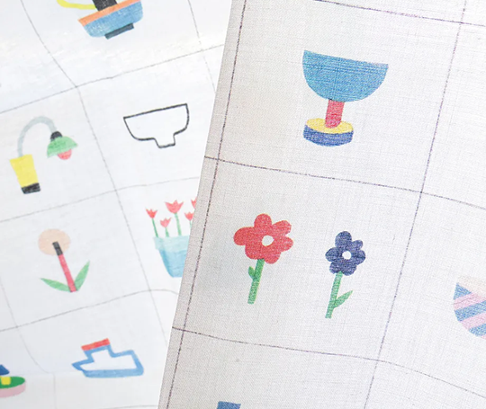 Furoshiki - Vases & Fleurs