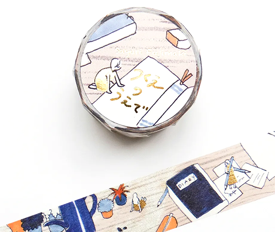 Washi tape - On the desk