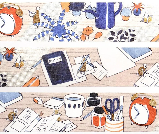 Washi tape - On the desk