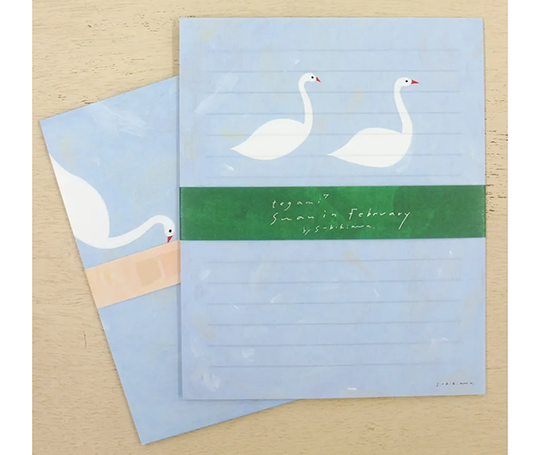 Ensemble de papier à lettres - Swan in February de Subikiawa