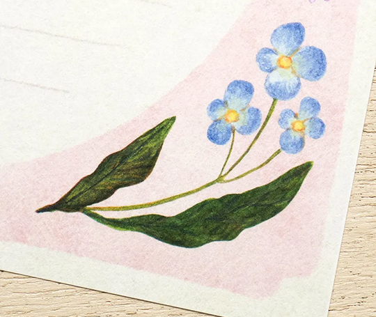 Ensemble de papier à lettres - Flower Birds de Midori Asano