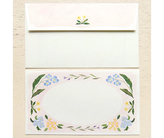 Ensemble de papier à lettres - Flower Birds de Midori Asano