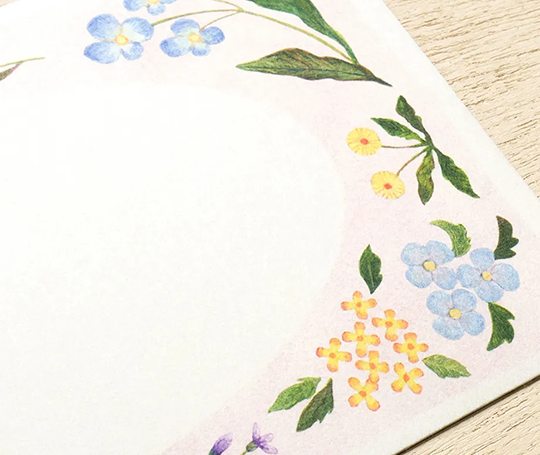 Ensemble de papier à lettres - Flower Birds de Midori Asano