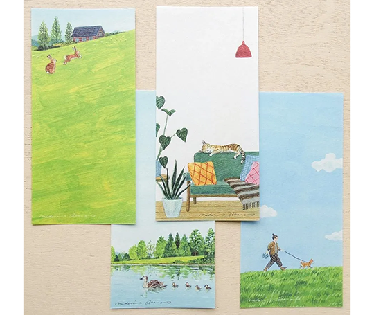 Bloc allongé illustré - One day de Midori Asano