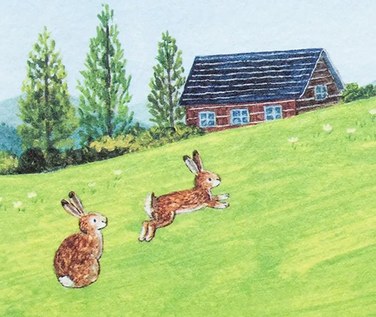 Bloc allongé illustré - One day de Midori Asano