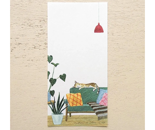 Bloc allongé illustré - One day de Midori Asano