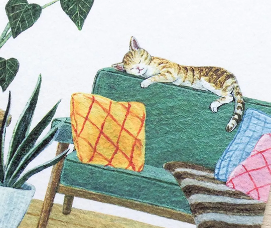 Bloc allongé illustré - One day de Midori Asano