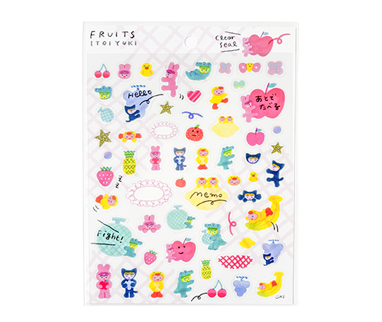 Planche d'autocollants - Fruits de Itoi Yuki