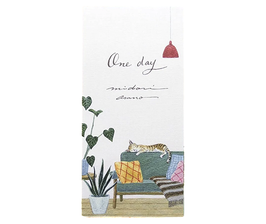 Bloc allongé illustré - One day de Midori Asano