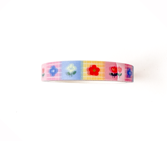 Tape transparent - Pop fleurs