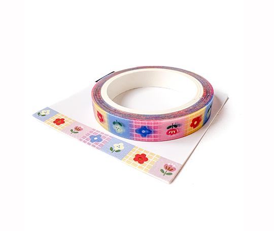 Tape transparent - Pop fleurs