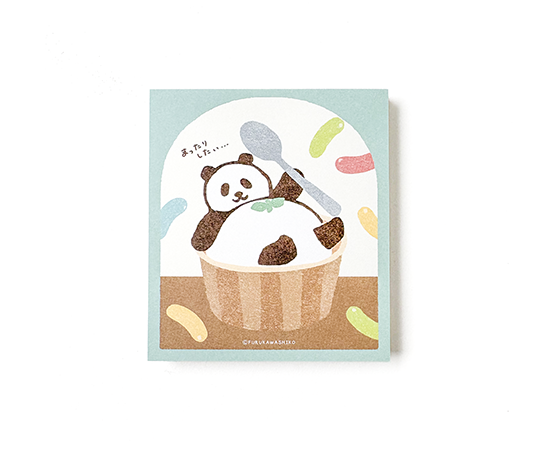 Bloc mémo illustré - Panda