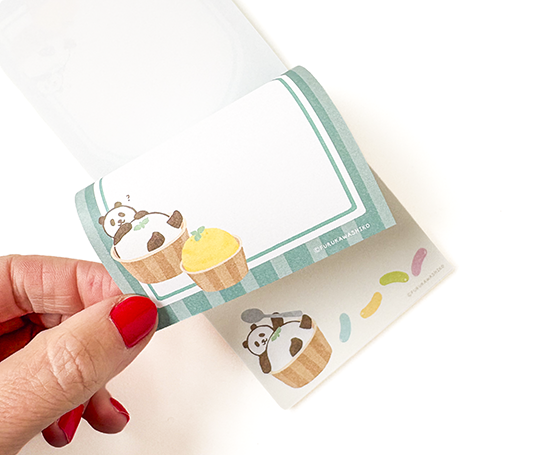 Bloc mémo illustré - Panda