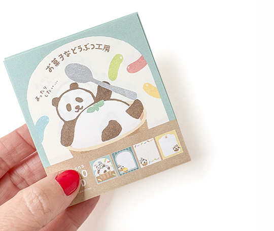 Bloc mémo illustré - Panda