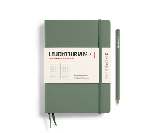 Leuchtturm carnet A5 rigide - Olive