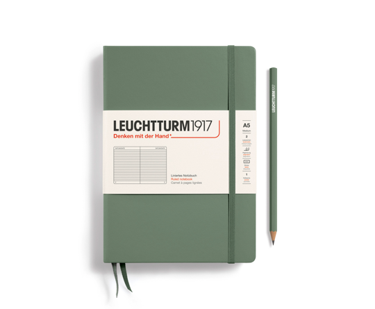 Leuchtturm carnet A5 rigide - Olive