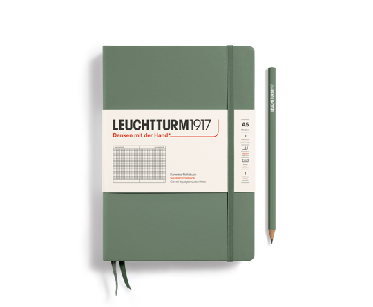 Leuchtturm carnet A5 rigide - Olive