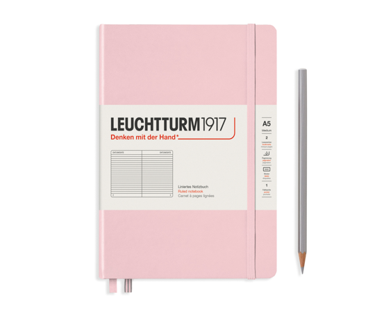 Leuchtturm carnet A5 rigide - Powder