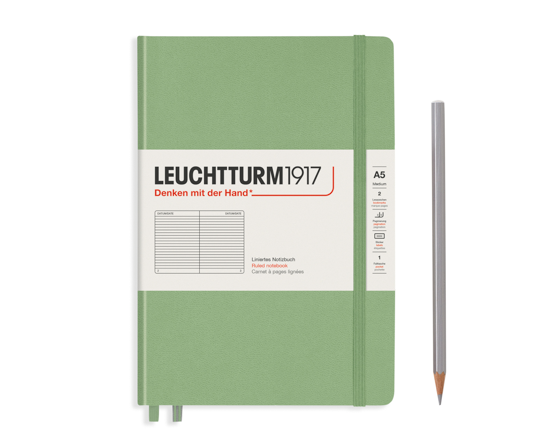 Leuchtturm carnet A5 rigide - Sage