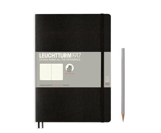 Leuchtturm carnet B5 souple - Black