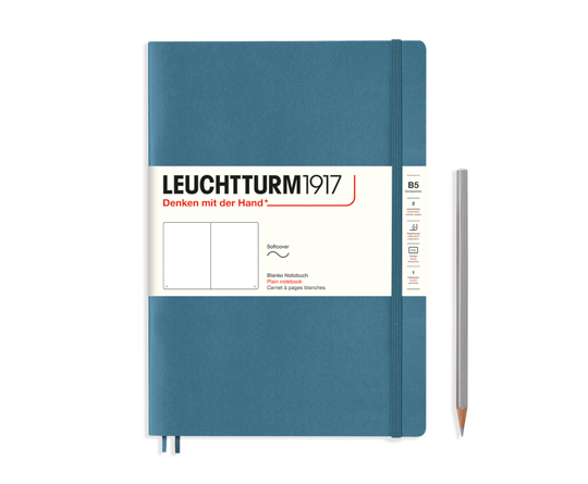 Leuchtturm carnet B5 souple - Stone Blue