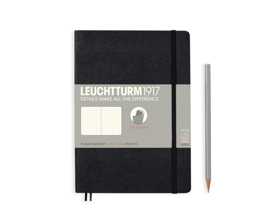 Leuchtturm carnet A5 souple - Black