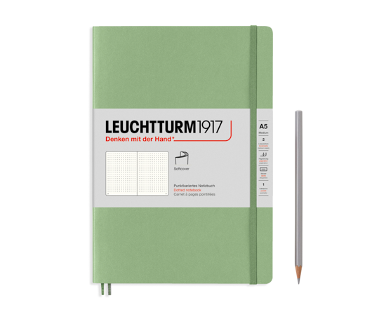 Leuchtturm carnet A5 souple - Sage