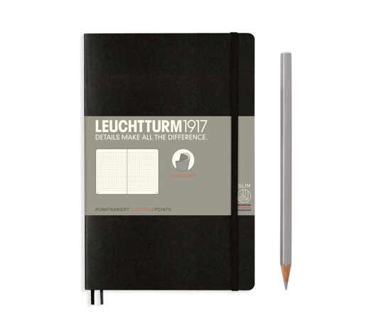 Leuchtturm carnet B6+ souple - Black