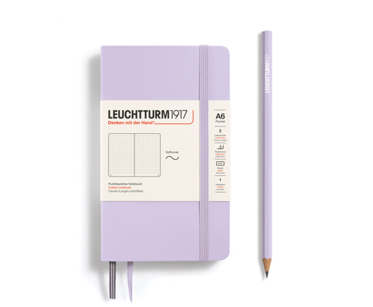 Leuchtturm carnet A6 souple - Lilac