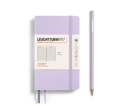 Leuchtturm carnet A6 souple - Lilac