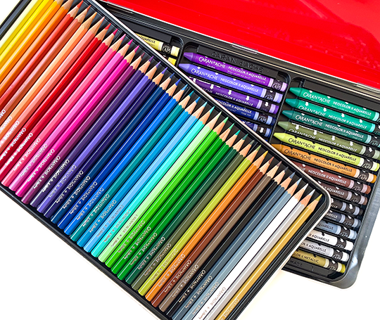 Caran d'Ache - Coffret Keith Haring 42 pastels et 40 crayons