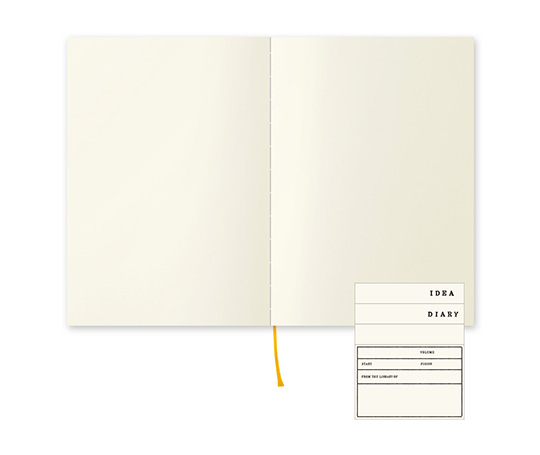 MD Paper notebook à pages blanches