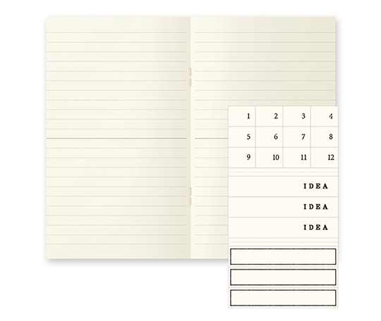 MD Paper set de 3 carnets B6 slim