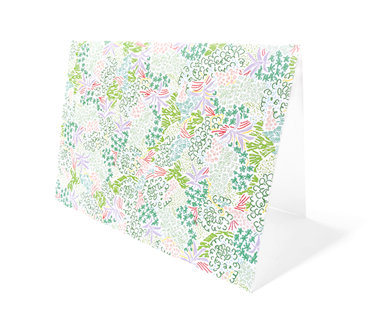 Dans les champs (carte double A5)