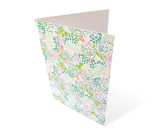 Dans les champs (carte double A5)