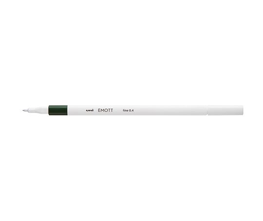 Uni-ball Emott feutre fin - 7 Vert Kaki
