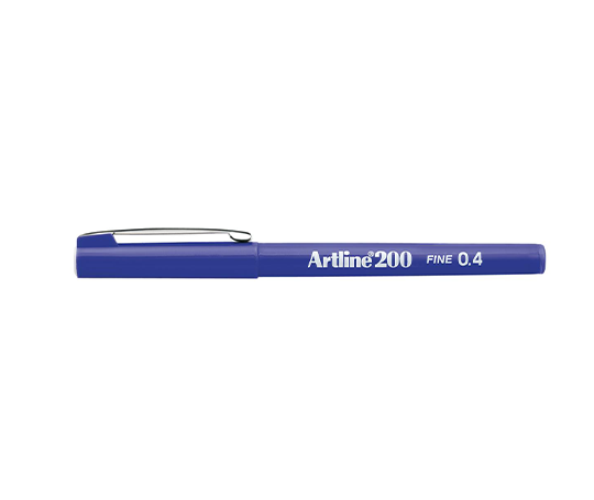 Artline 200 feutre 0,4mm - Bleu