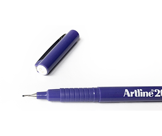 Artline 200 feutre 0,4mm - Bleu